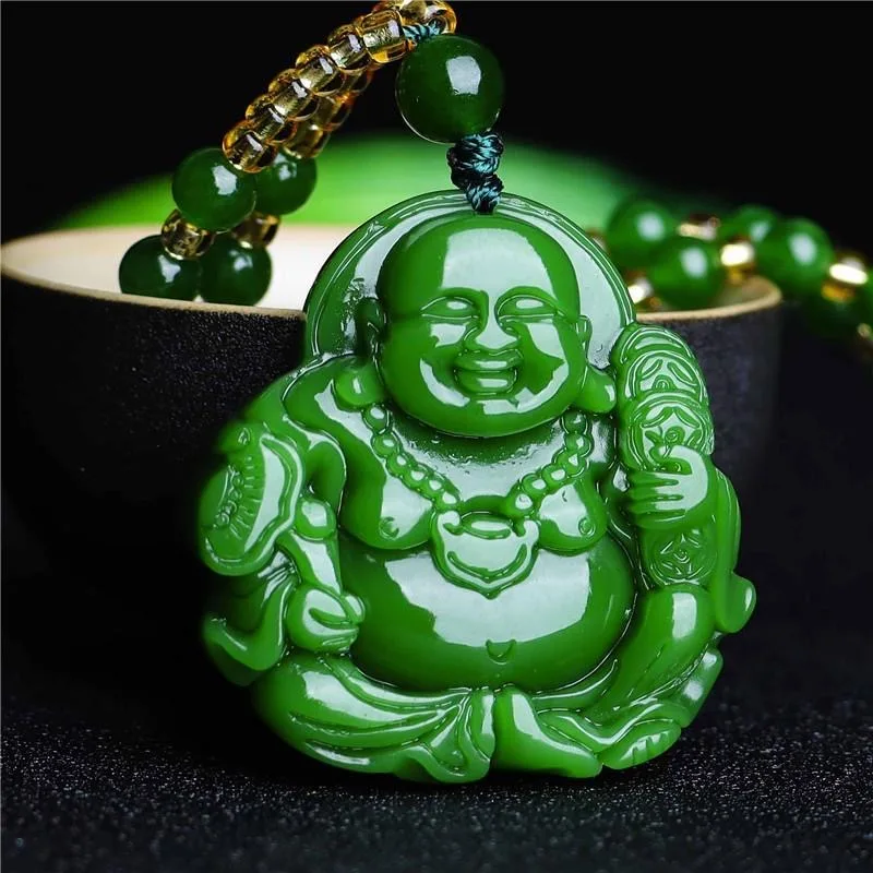 Trend Women Fashion - Collier pendentif bouddha Maitreya pour hommes