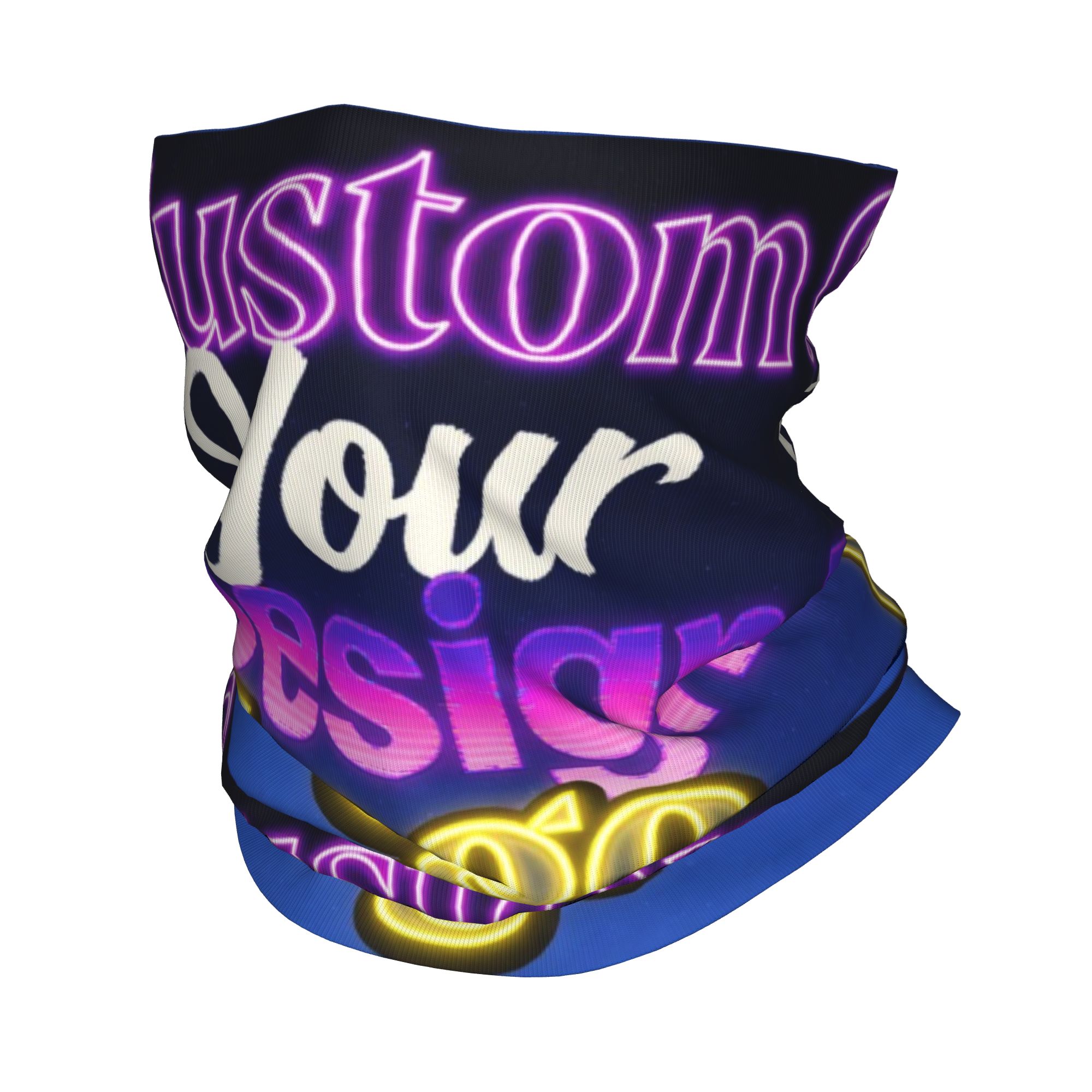 Women Fashion Logo Design - Cache-cou Bandana Personnalisé avec Votre Logo,