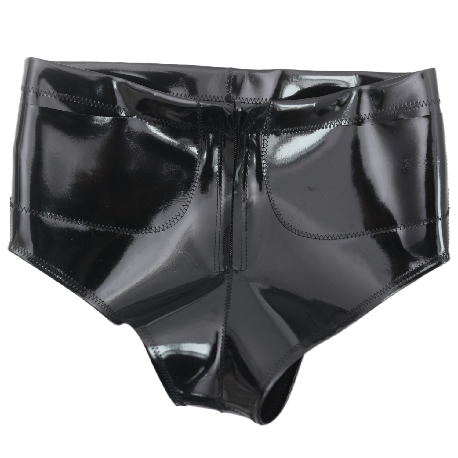 Trend Women Fashion - Shorts brillants unisexe avec poches, taille