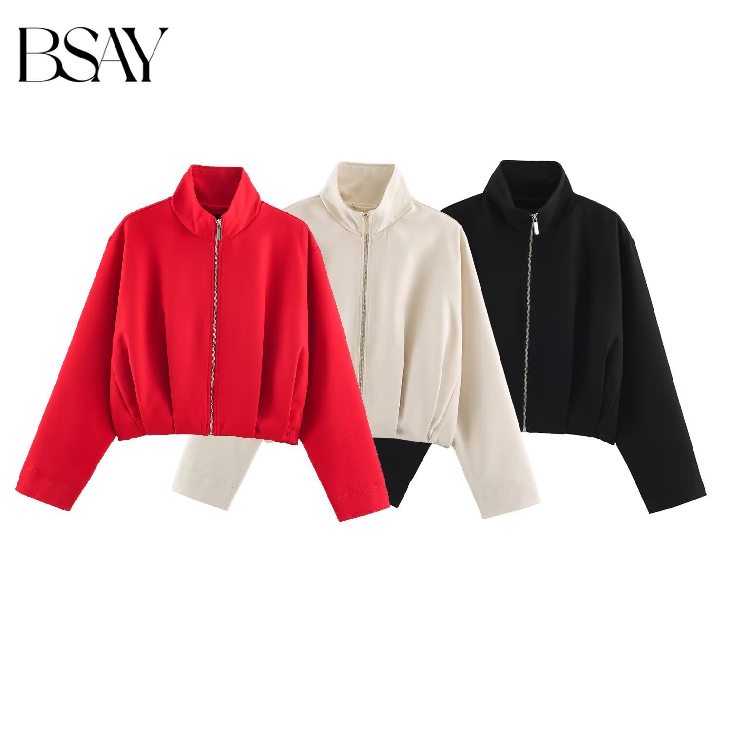 BSAY 2026 Veste bomber courte  - Women'S Fashion Bomber Jacket avis et prix