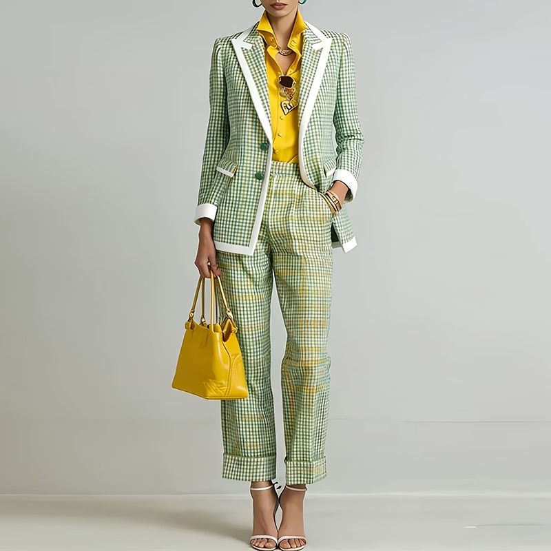 Ensemble tailleur 2 pièces à c - Women'S Fashion Business Casual avis et prix