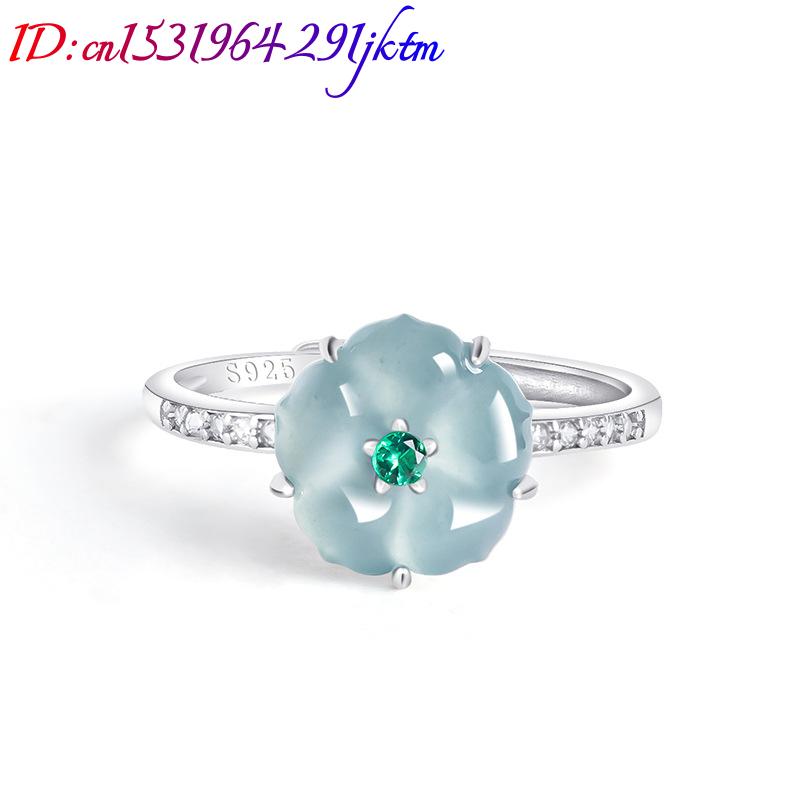 Bagues en jade birman bleu, ar - Women'S Fashion avis et prix