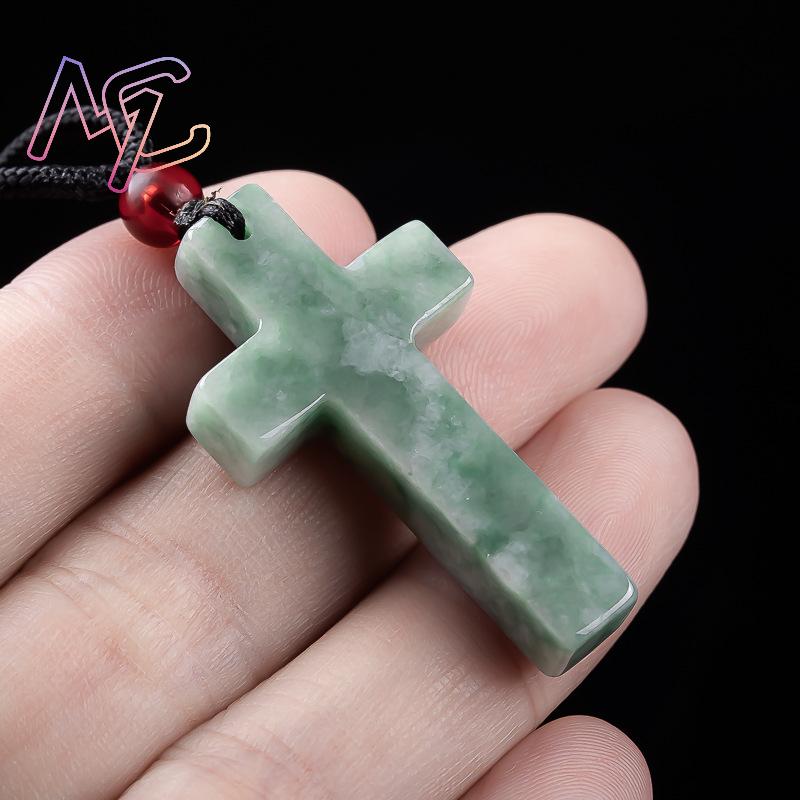 Collier pendentif croix en jad - Women'S Fashion avis et prix