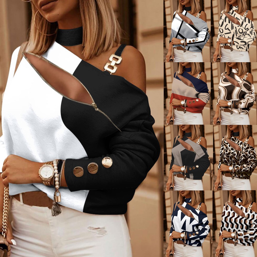 Chemisier femme à épaules dénu - Off Shoulder Top avis et prix