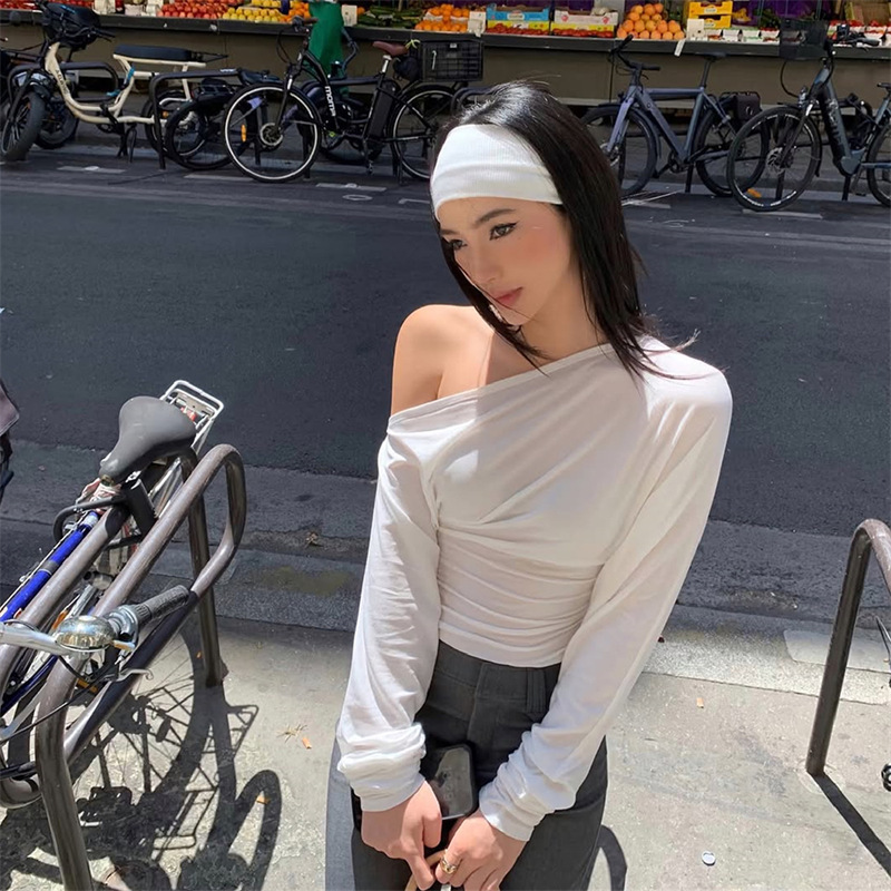 2026 Haut asymétrique à une ép - Off Shoulder Top avis et prix