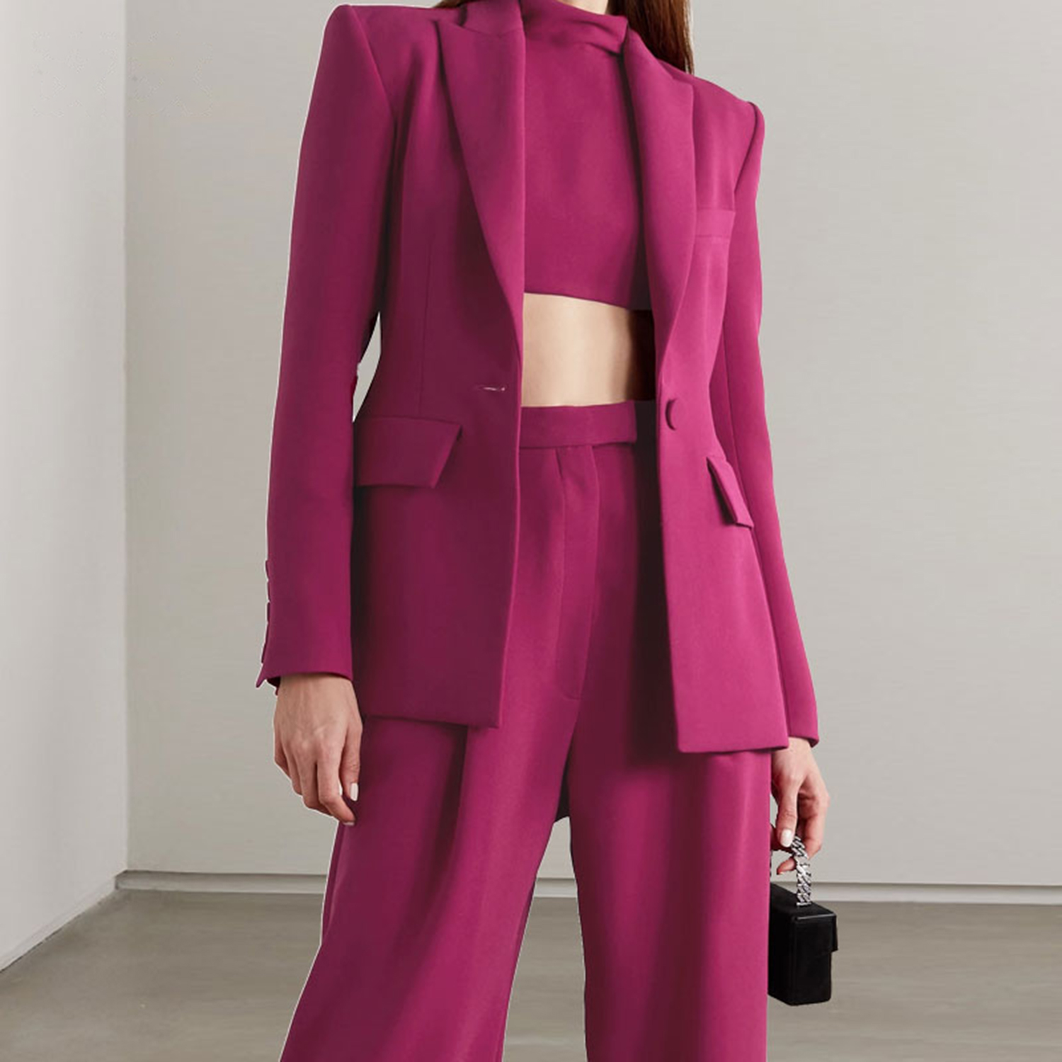 Allingentle rouge revers femme - Women'S Fashion Business Casual avis et prix