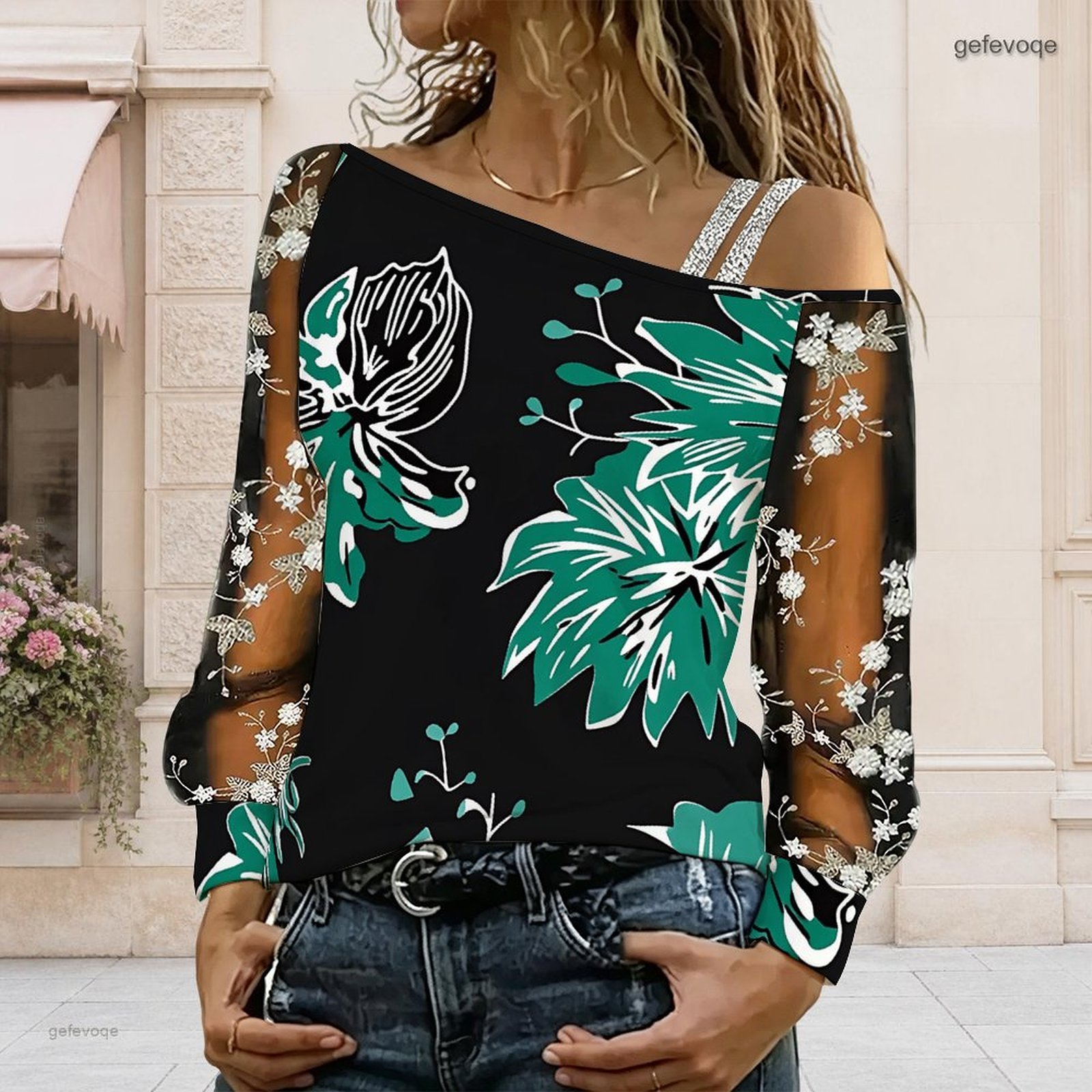 Chemisier femme à épaules dénu - Off Shoulder Top avis et prix