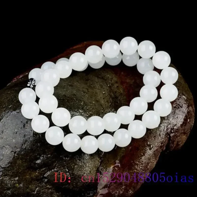 Collier de perles de Jade blan - Trend Women Fashion avis et prix