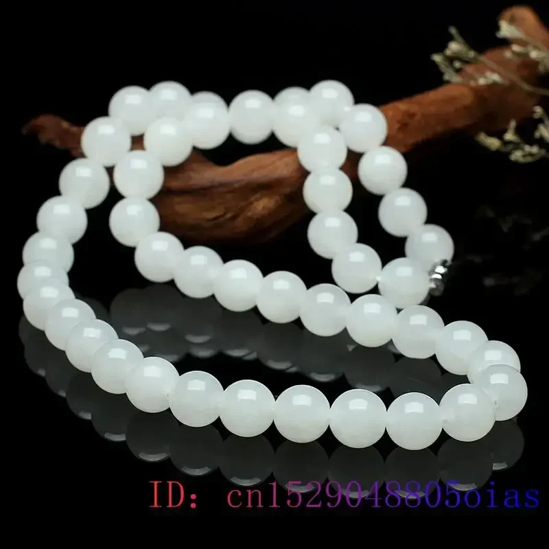 Collier de perles de Jade blan - Trend Women Fashion avis et prix