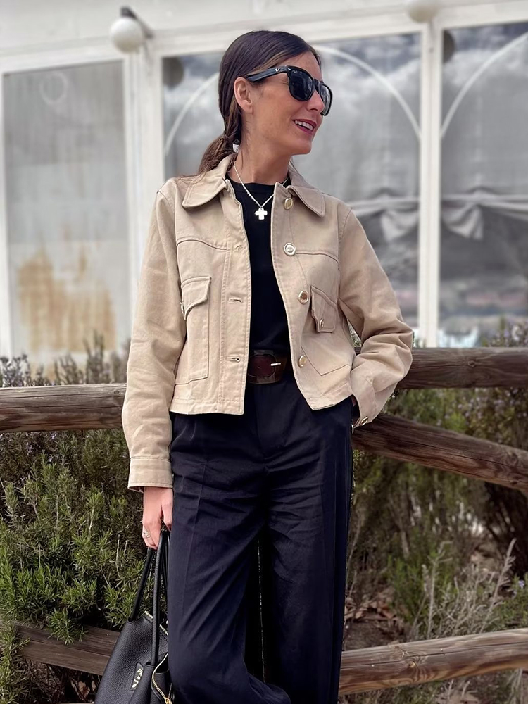 Blouson Bombardier Court pour  - Women'S Fashion Bomber Jacket avis et prix