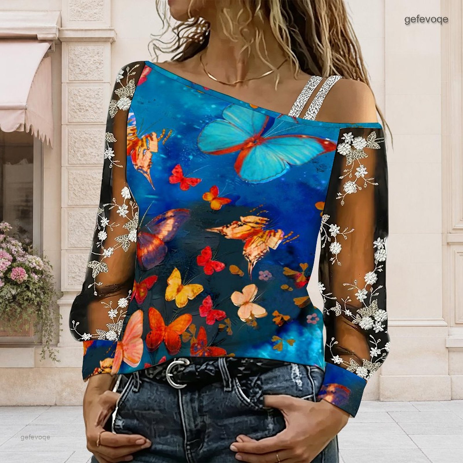 Chemisier femme à épaules dénu - Off Shoulder Top avis et prix