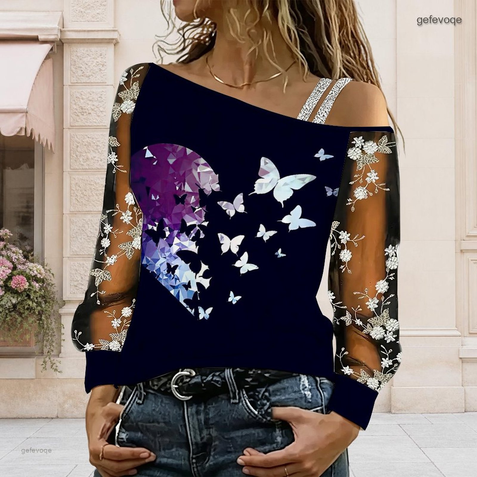 Chemisier femme à épaules dénu - Off Shoulder Top avis et prix