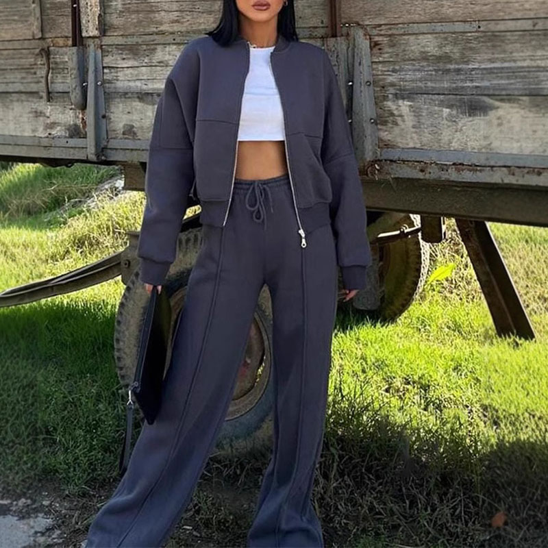 Ensemble de deux pièces pour f - Women'S Fashion Bomber Jacket avis et prix