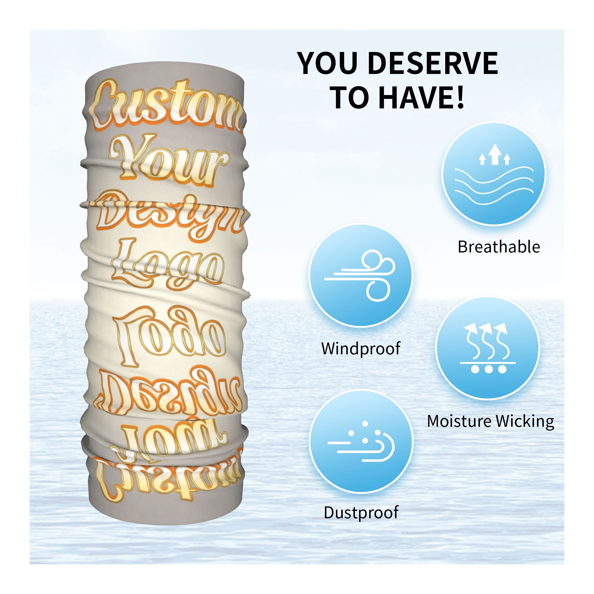 Cache-cou Bandana Personnalisa - Women Fashion Logo Design avis et prix