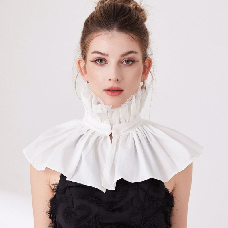 Faux col amovible à volants ha - Women'S Fashion avis et prix