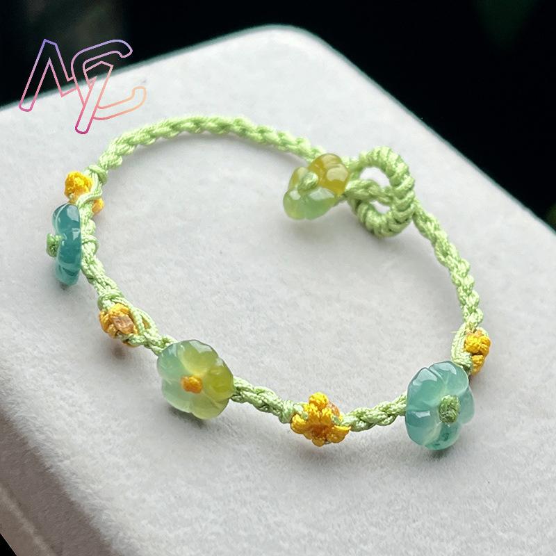 Bracelet à fleurs en jadéite d - Women'S Fashion avis et prix