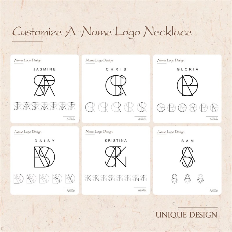 Collier avec nom et logo perso - Women Fashion Logo Design avis et prix