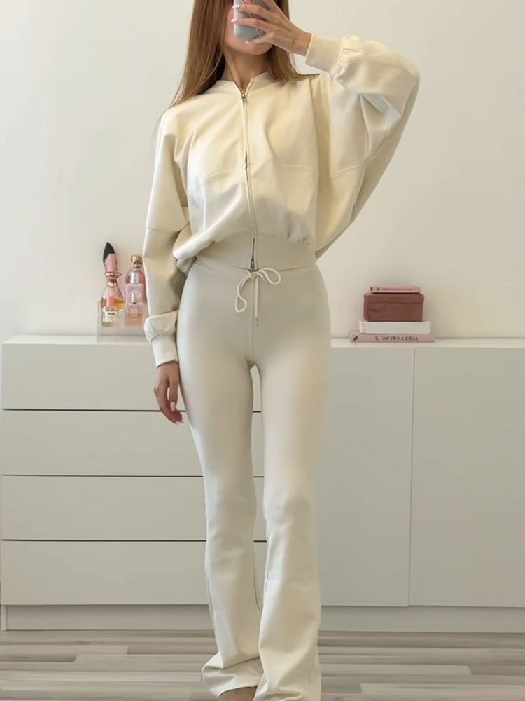 HH femmes élégant solide panta - Women'S Fashion Bomber Jacket avis et prix