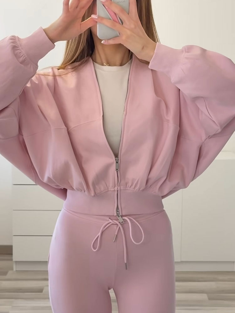 HH femmes élégant solide panta - Women'S Fashion Bomber Jacket avis et prix