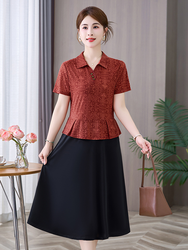Robe midi élégante et aminciss - Women Fashion Over 60 avis et prix