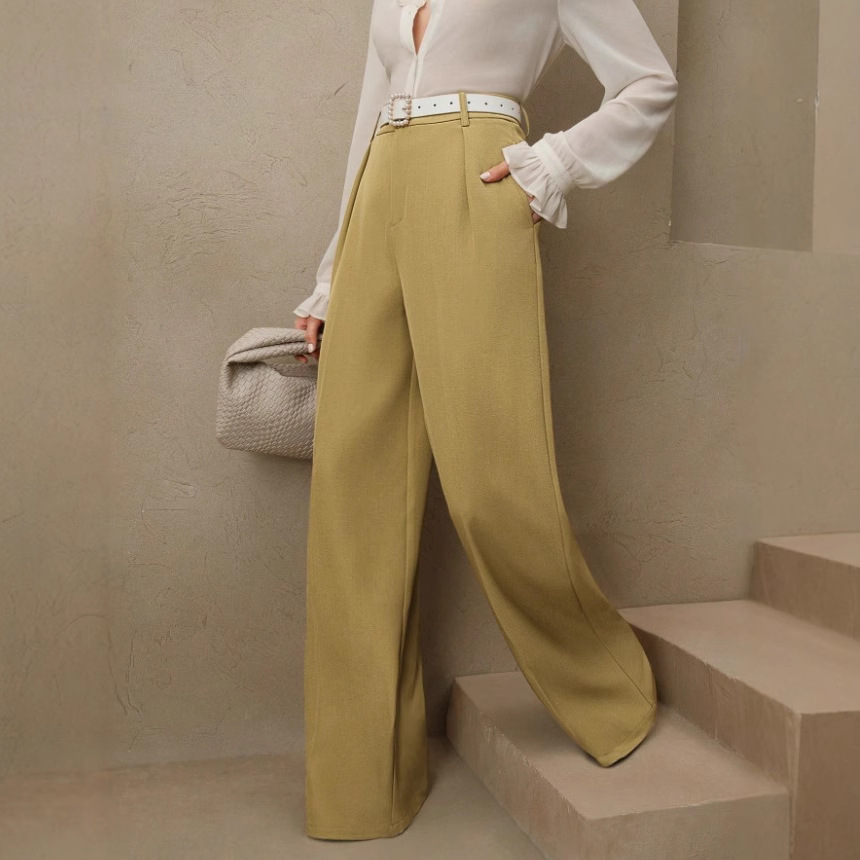 Pantalon décontracté fluide à  - Women'S Fashion Business Casual avis et prix
