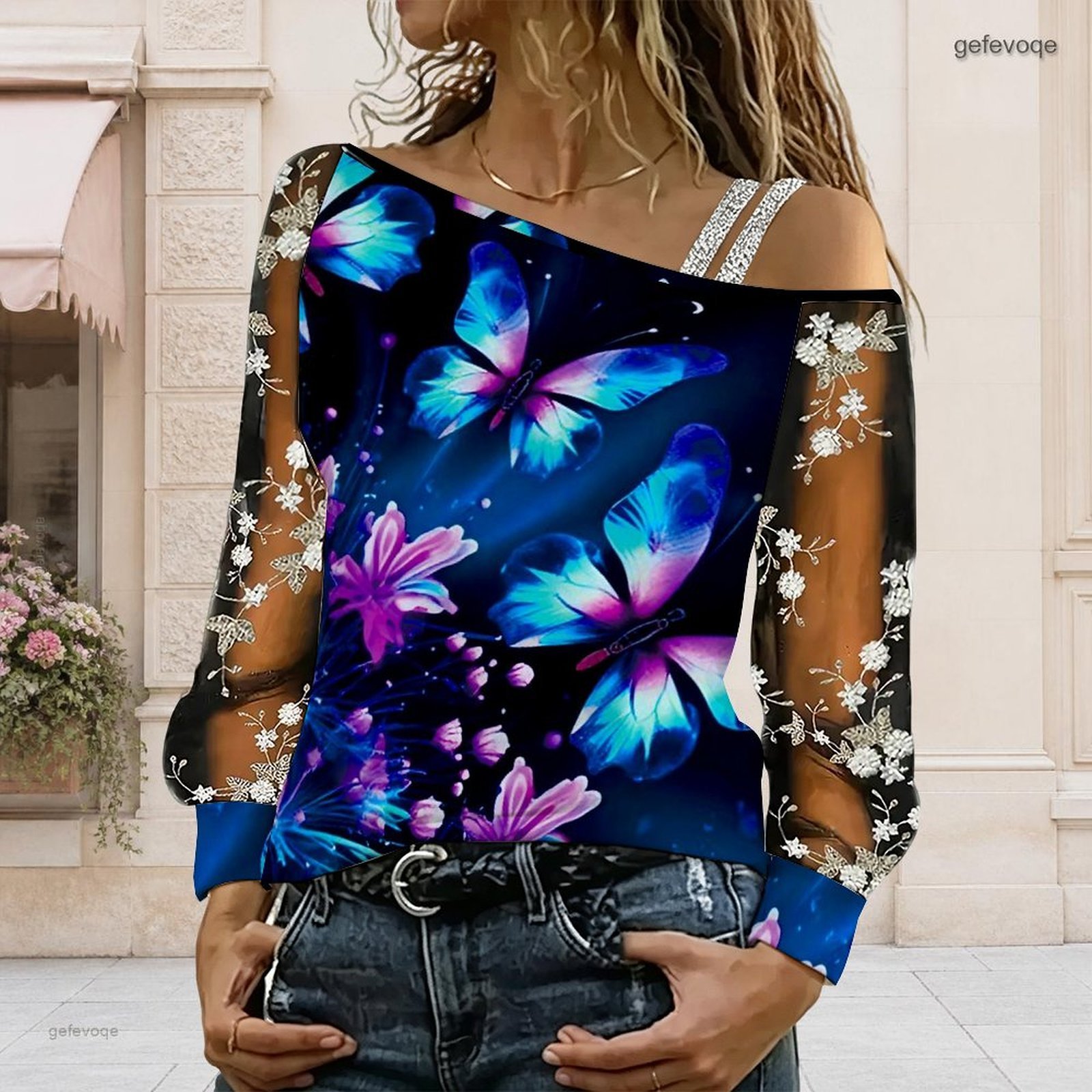 Chemisier femme à épaules dénu - Off Shoulder Top avis et prix