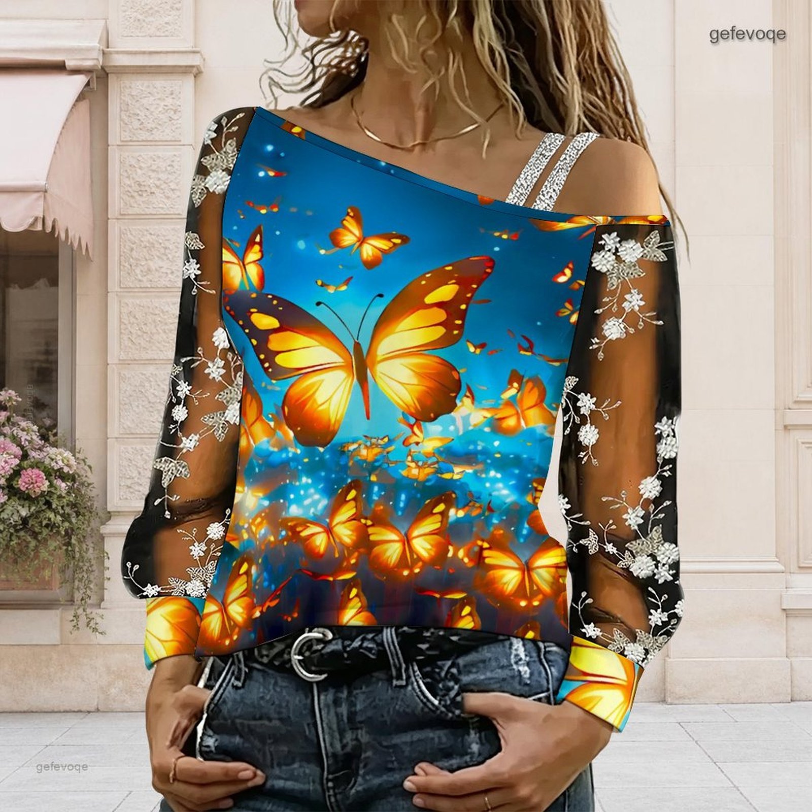 Chemisier femme à épaules dénu - Off Shoulder Top avis et prix