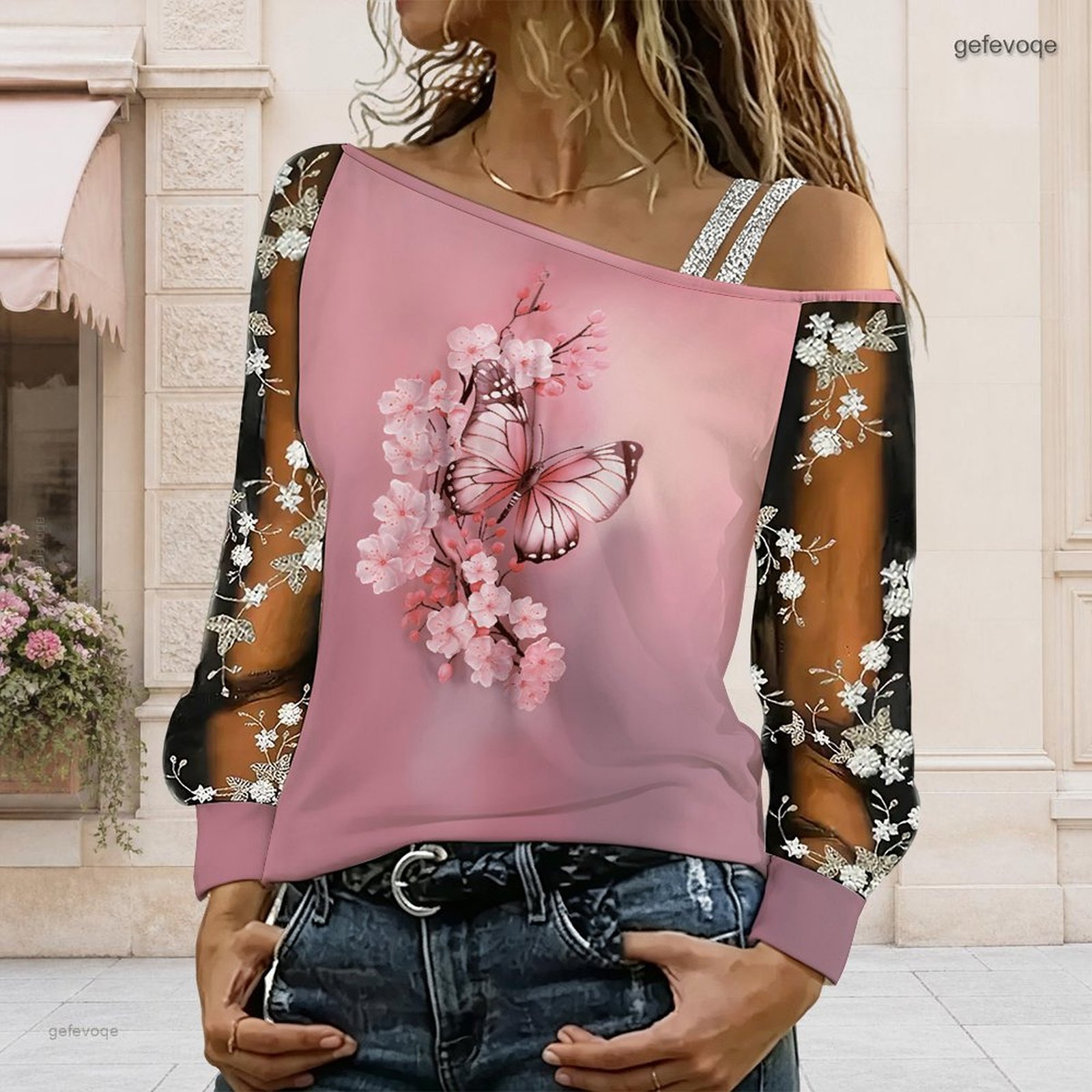 Chemisier femme à épaules dénu - Off Shoulder Top avis et prix