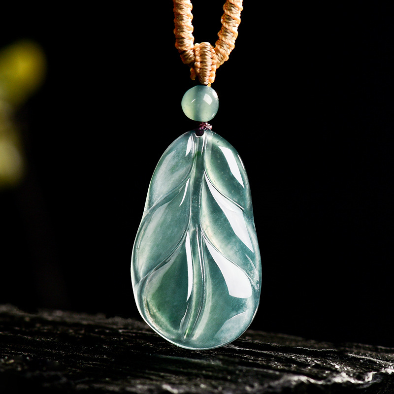 Pendentif feuille de jadéite d - Women'S Fashion avis et prix