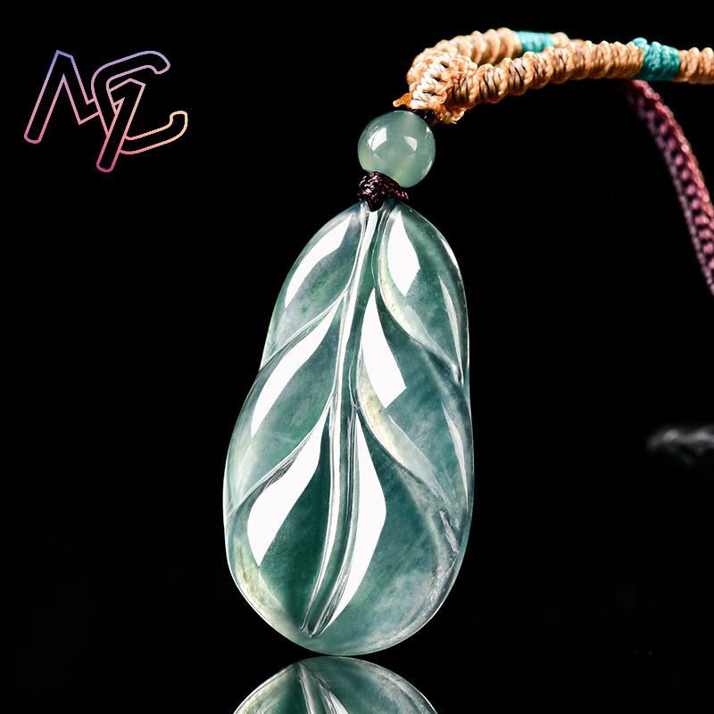 Pendentif feuille de jadéite d - Women'S Fashion avis et prix