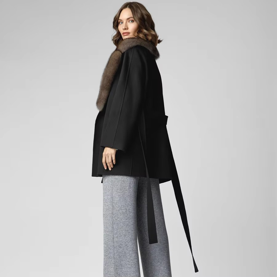 Veste bomber courte en fourrur - Women'S Fashion Bomber Jacket avis et prix