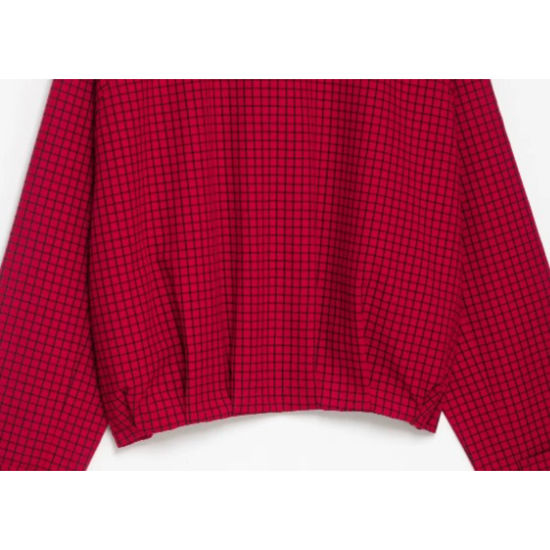 Veste bomber à carreaux rétro, - Women'S Fashion Bomber Jacket avis et prix
