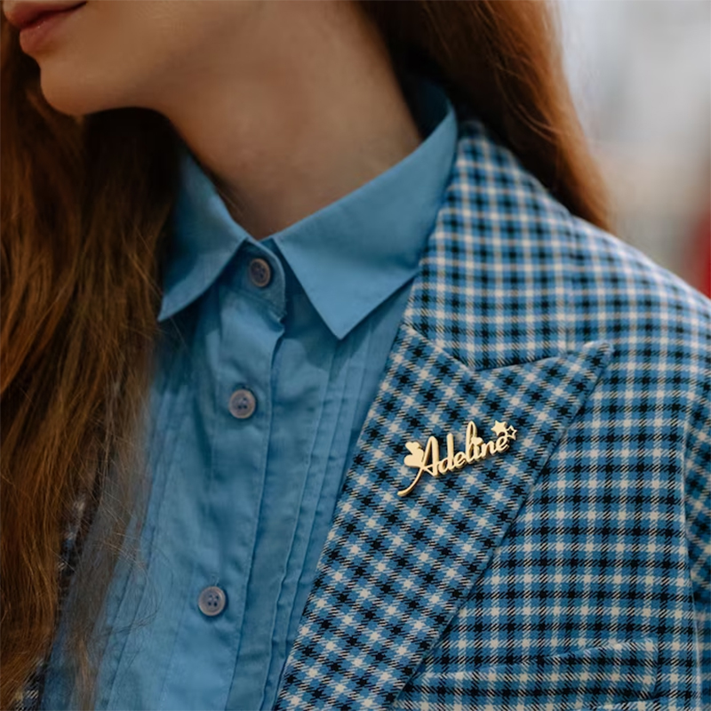 Nouveau nom personnalisé broch - Women Fashion Logo Design avis et prix