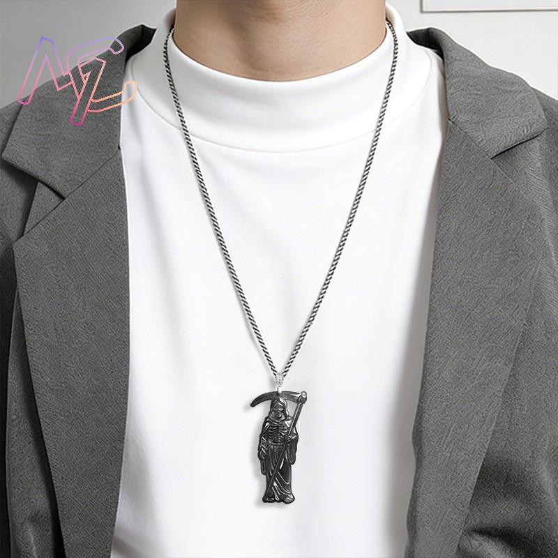 Collier pendentif Grim Reaper  - Women'S Fashion avis et prix