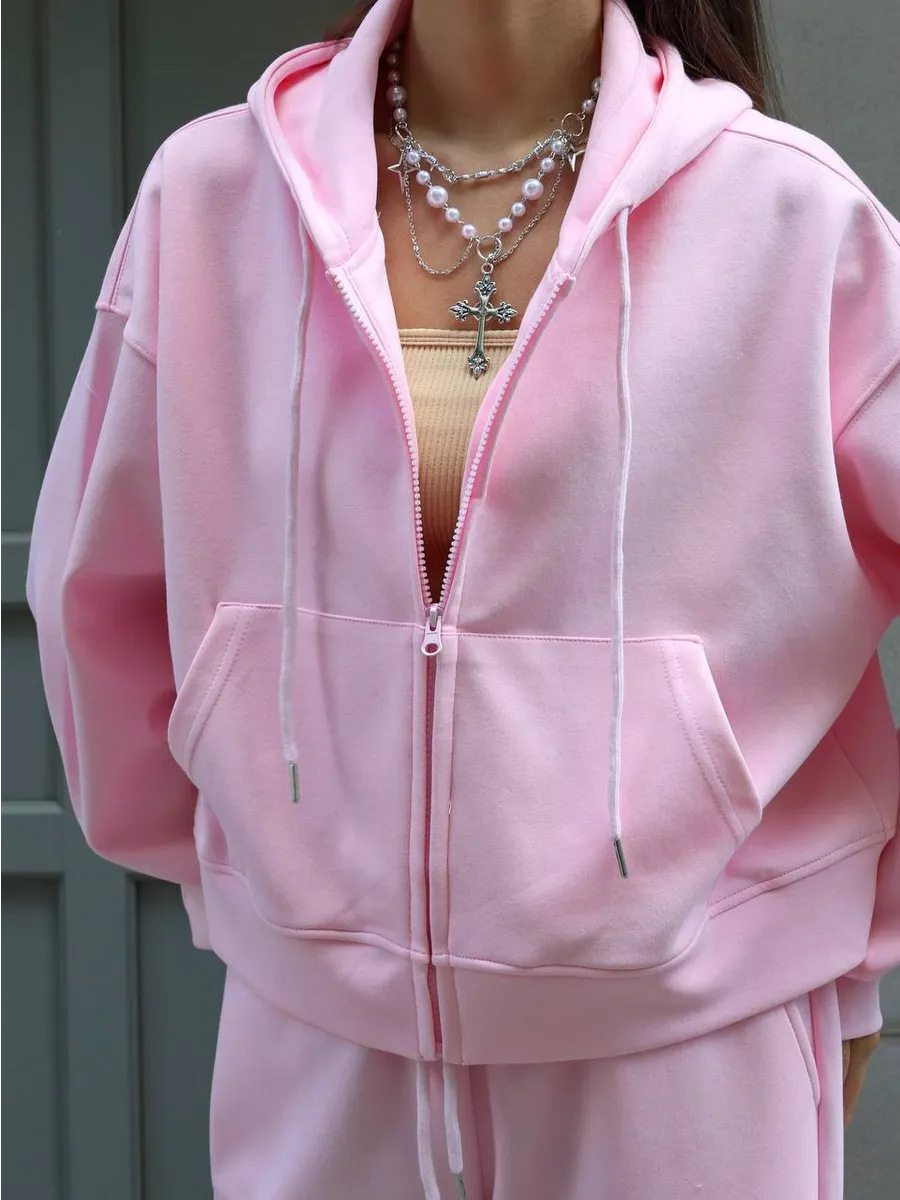 Ensemble de vêtements de déten - Hoodie Women Oversized avis et prix